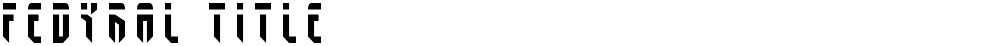 Fedyral Title