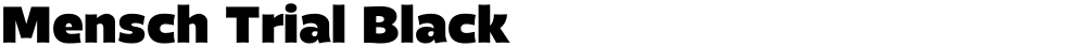 Mensch Trial Black