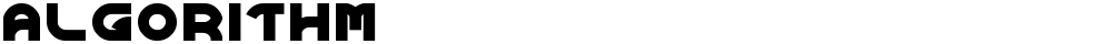 ALGORITHM