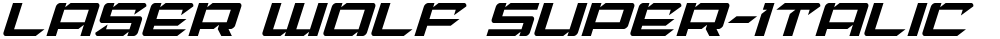 Laser Wolf Super-Italic