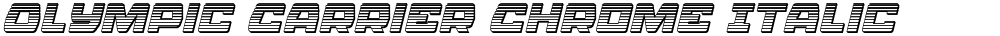 Olympic Carrier Chrome Italic