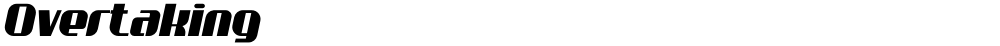 Overtaking