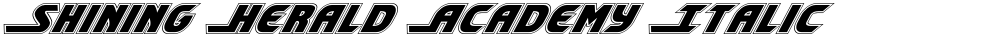Shining Herald Academy Italic