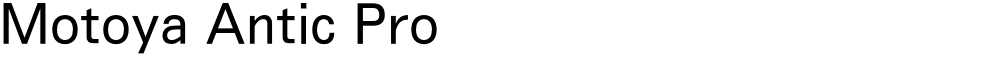 Motoya Antic Pro