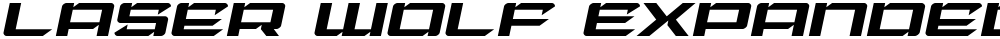 Laser Wolf Expanded Italic