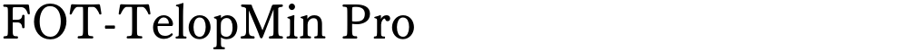 FOT-TelopMin Pro