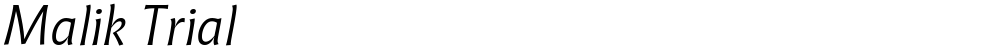 Malik Trial