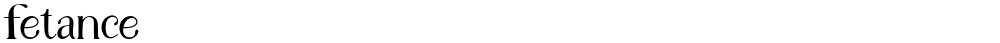 Fetance
