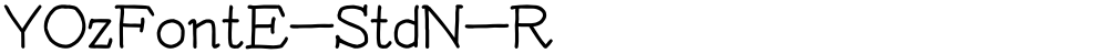 YOzFontE-StdN-R